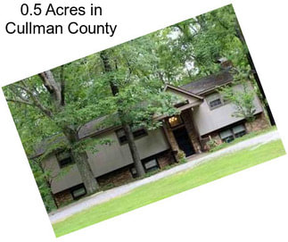 0.5 Acres in Cullman County