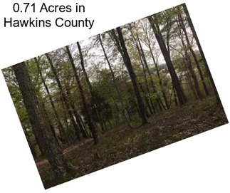 0.71 Acres in Hawkins County
