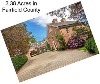 3.38 Acres in Fairfield County