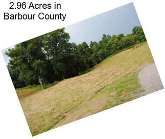 2.96 Acres in Barbour County