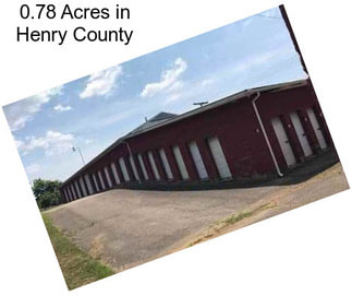 0.78 Acres in Henry County