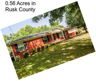 0.56 Acres in Rusk County
