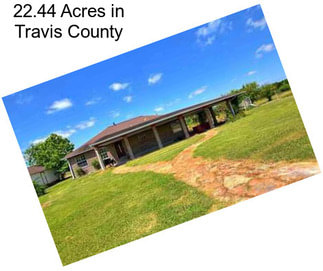 22.44 Acres in Travis County