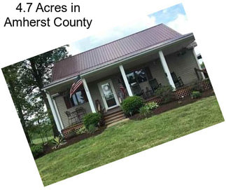4.7 Acres in Amherst County