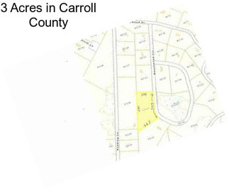 3 Acres in Carroll County