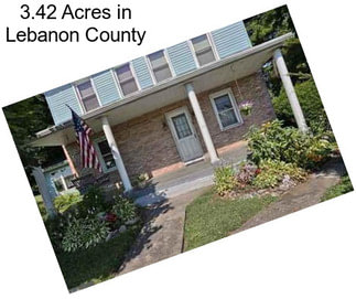 3.42 Acres in Lebanon County