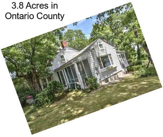 3.8 Acres in Ontario County