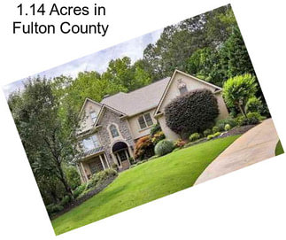 1.14 Acres in Fulton County