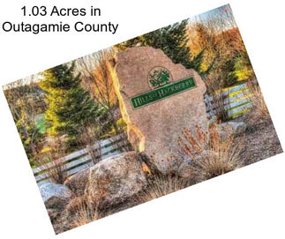 1.03 Acres in Outagamie County
