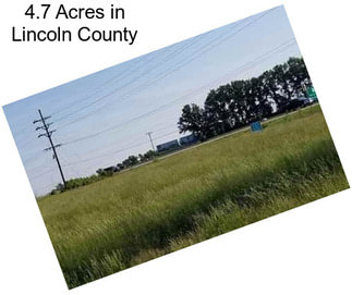 4.7 Acres in Lincoln County