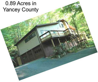 0.89 Acres in Yancey County