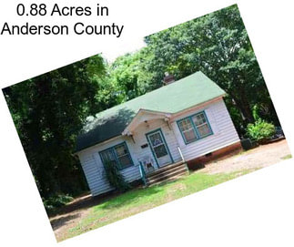 0.88 Acres in Anderson County