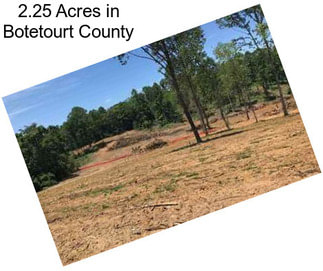 2.25 Acres in Botetourt County