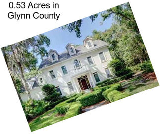 0.53 Acres in Glynn County