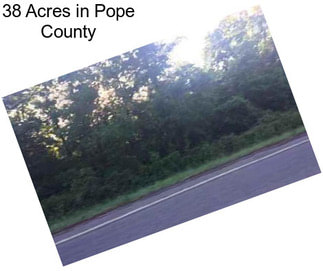 38 Acres in Pope County
