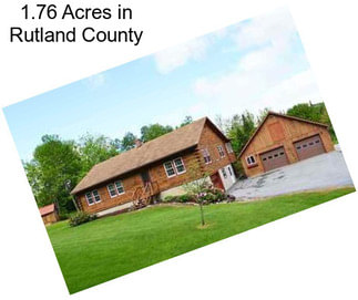 1.76 Acres in Rutland County