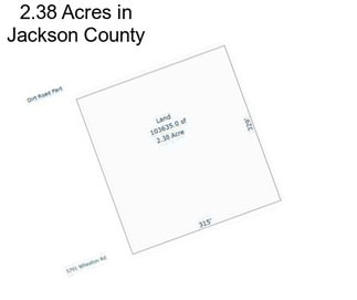 2.38 Acres in Jackson County