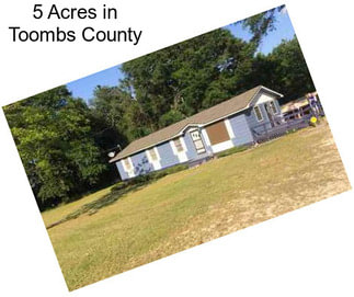 5 Acres in Toombs County