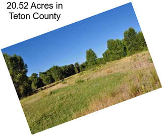 20.52 Acres in Teton County