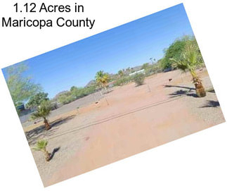 1.12 Acres in Maricopa County