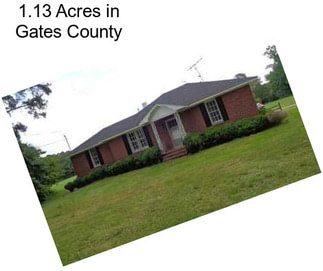 1.13 Acres in Gates County