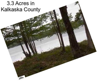 3.3 Acres in Kalkaska County