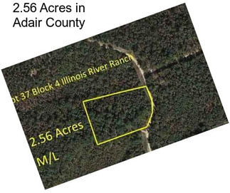 2.56 Acres in Adair County