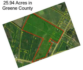 25.94 Acres in Greene County