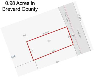 0.98 Acres in Brevard County