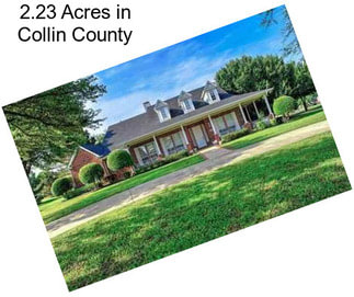 2.23 Acres in Collin County