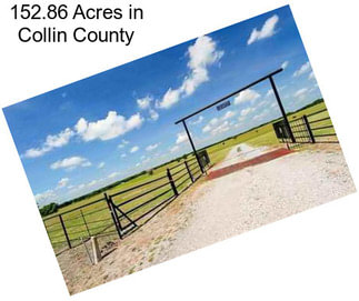 152.86 Acres in Collin County