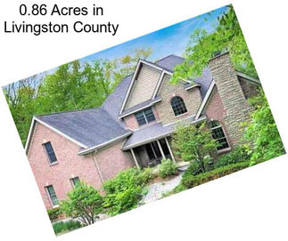 0.86 Acres in Livingston County