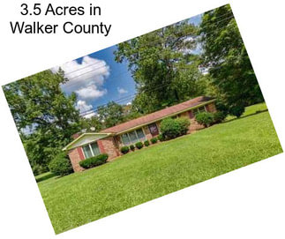 3.5 Acres in Walker County