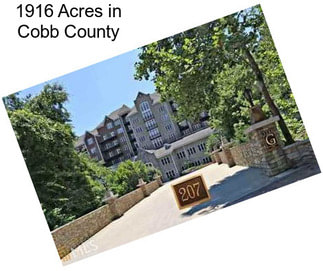 1916 Acres in Cobb County