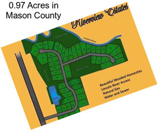 0.97 Acres in Mason County