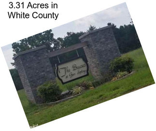 3.31 Acres in White County