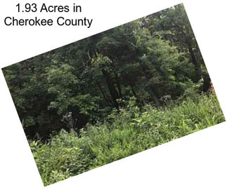 1.93 Acres in Cherokee County