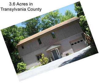 3.6 Acres in Transylvania County