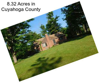 8.32 Acres in Cuyahoga County