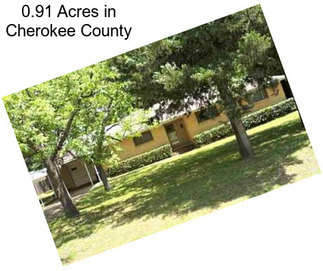 0.91 Acres in Cherokee County