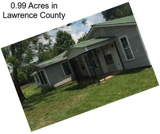 0.99 Acres in Lawrence County