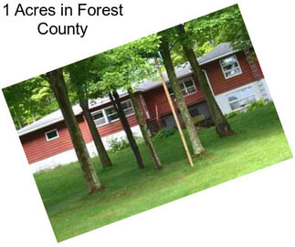 1 Acres in Forest County