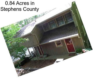 0.84 Acres in Stephens County