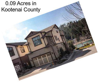 0.09 Acres in Kootenai County