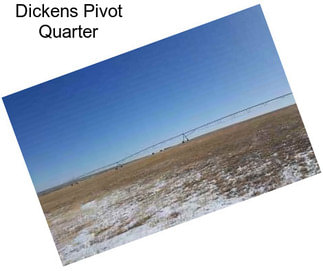 Dickens Pivot Quarter