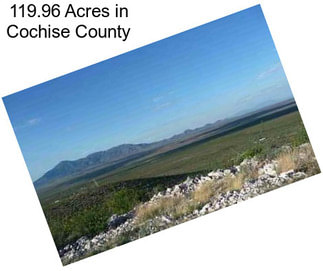 119.96 Acres in Cochise County