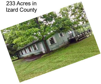 233 Acres in Izard County