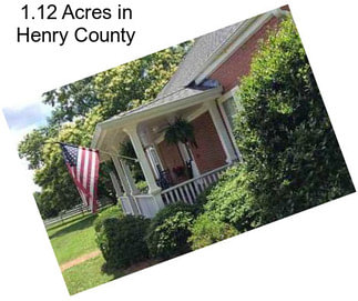 1.12 Acres in Henry County