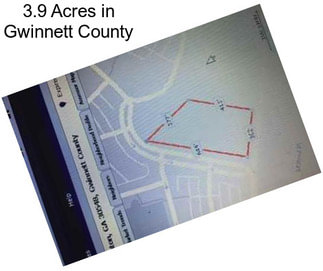 3.9 Acres in Gwinnett County