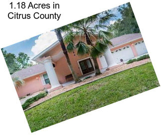 1.18 Acres in Citrus County